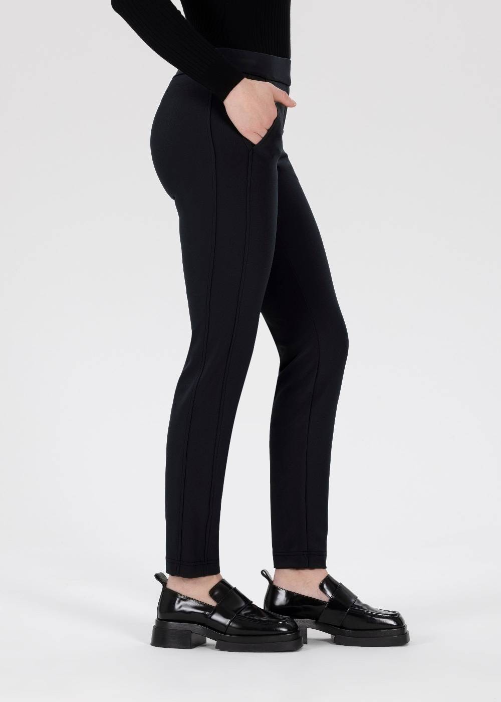 Stehmann Schmale Hose Memel in HighTec Bi-Stretch Black Friday
