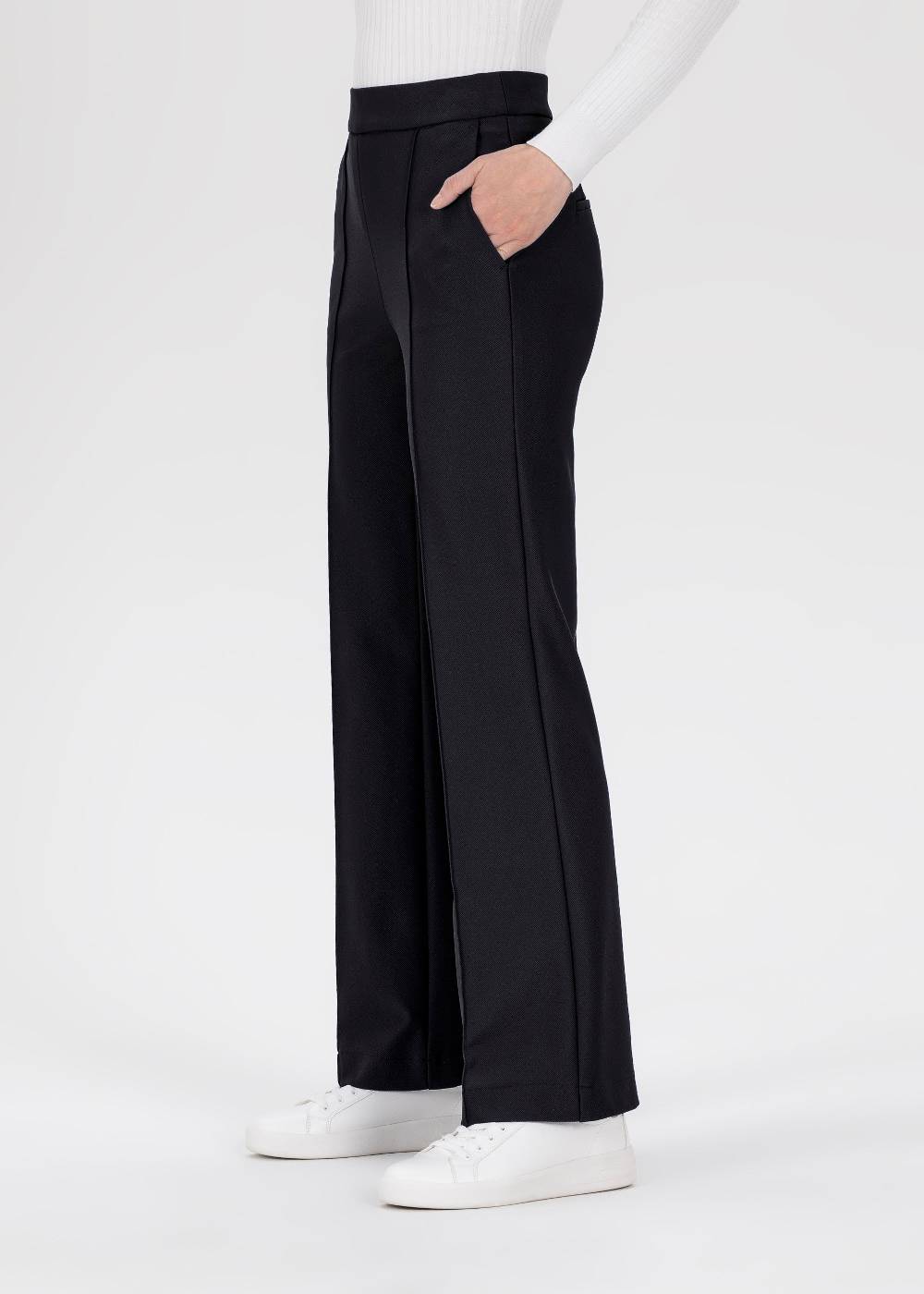 Stehmann Weite Hose Hellena in weichem Rib Jersey Osterangebot