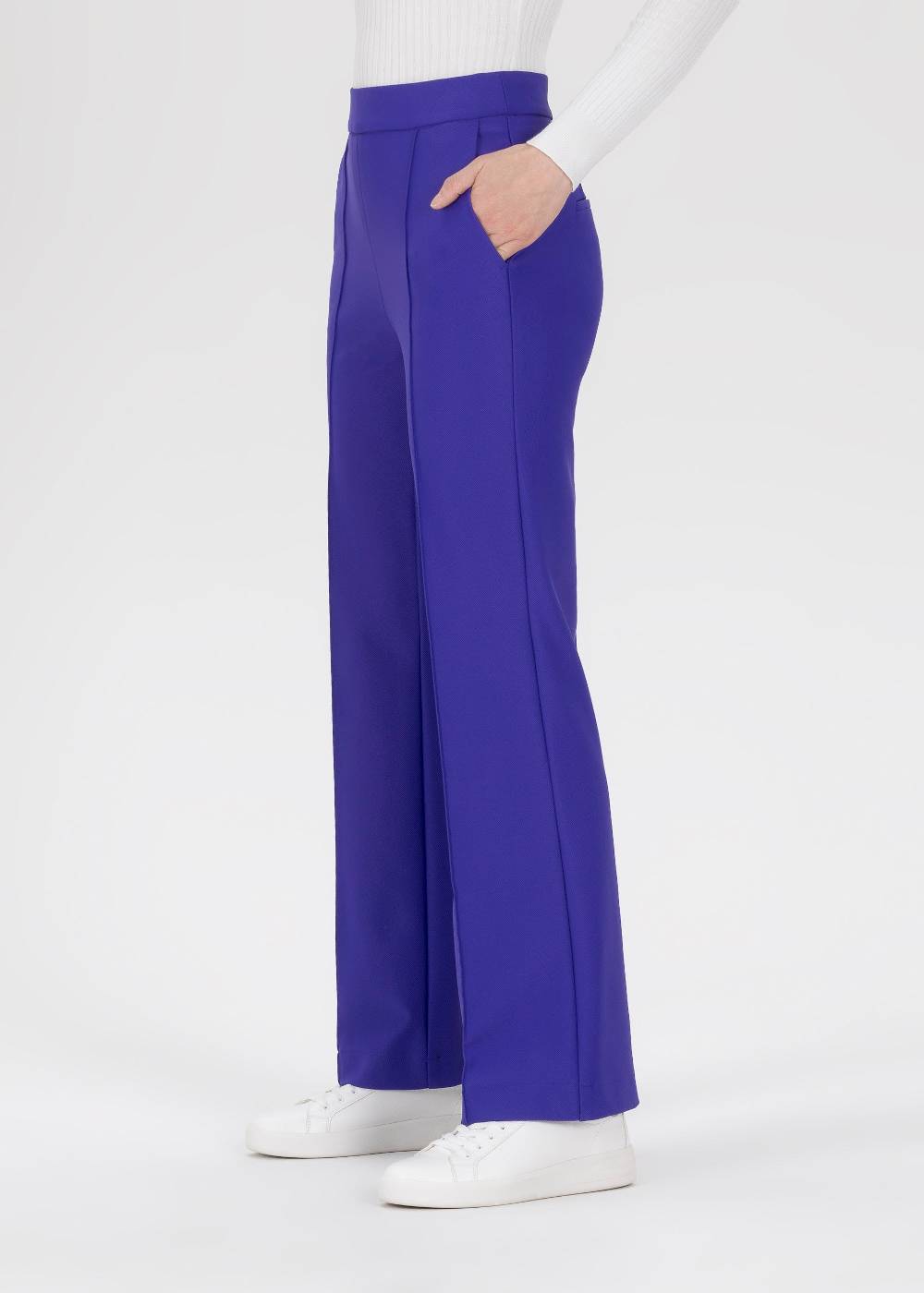 Stehmann Weite Hose Hellena in weichem Rib Jersey Muttertagsangebot