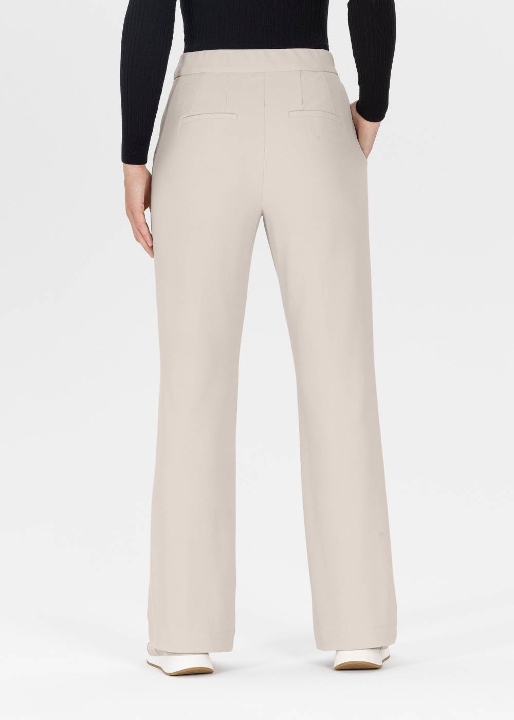 Stehmann Weite Hose Hellena in weichem Rib Jersey Vatertagsangebot