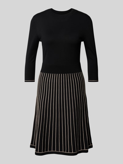 Peek & Cloppenburg Christian Berg Woman SelectionKnielanges Kleid mit Rundhalsausschnitt in black Online Outlet