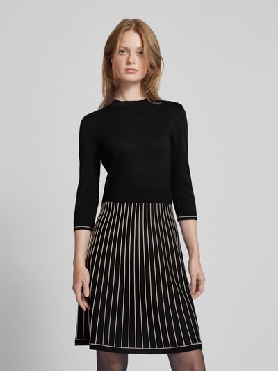 Peek & Cloppenburg Christian Berg Woman SelectionKnielanges Kleid mit Rundhalsausschnitt in black Online Outlet