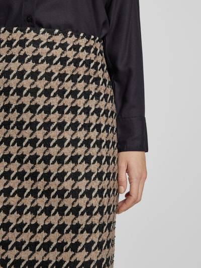 Peek & Cloppenburg Christian Berg WomanKnielanger Rock mit Strukturmuster in taupe Saisonale Angebote