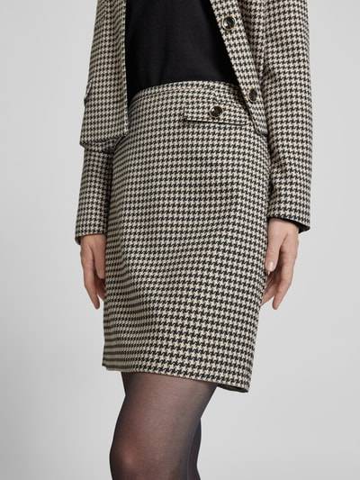 Peek & Cloppenburg Christian Berg Woman SelectionKnielanger Rock mit Ziertaschen in black Räumungsverkauf