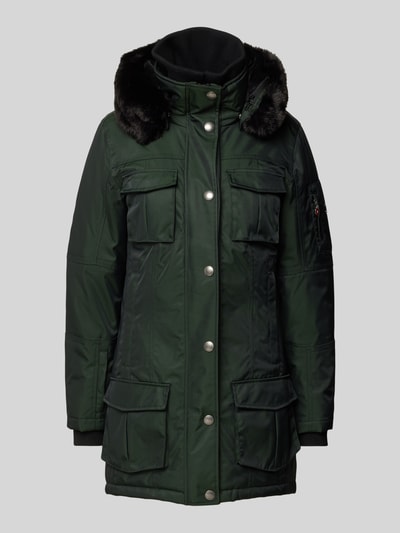 Peek & Cloppenburg WellensteynFunktionsjacke mit Stehkragen Modell 'SCHNEEZAUBER' in dunkelgruen Tiefpreis