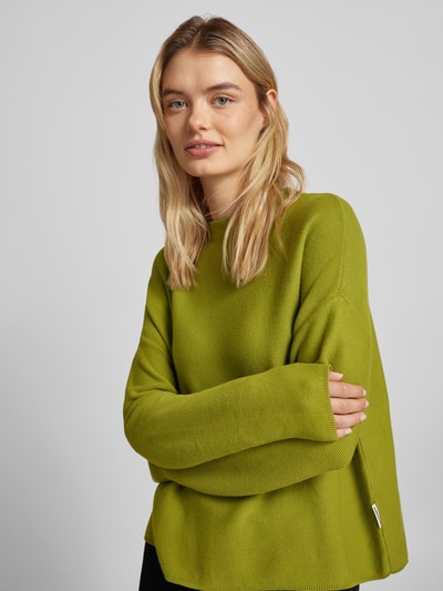 Peek & Cloppenburg ArmedangelsStrickpullover mit Strukturmuster Modell 'MERINAA' in gruen Super Sparpreis