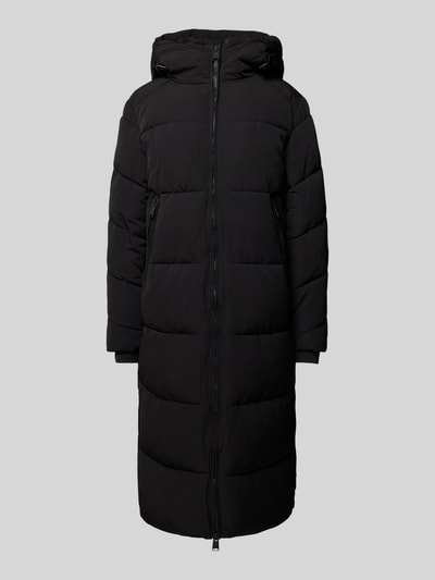 Peek & Cloppenburg WITHBLACKSteppmantel mit Kapuze in black Letzte 3 Tage