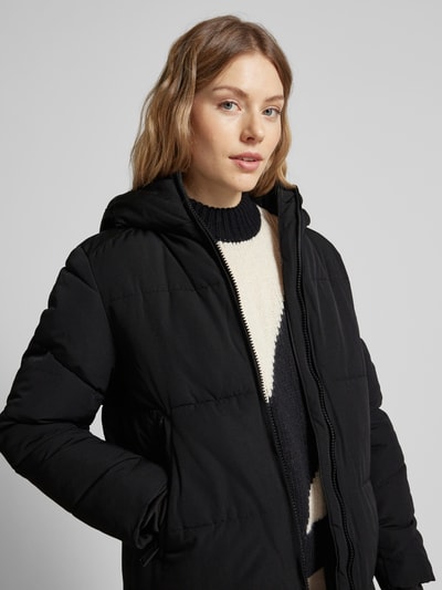 Peek & Cloppenburg WITHBLACKSteppmantel mit Kapuze in black Letzte 3 Tage