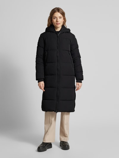 Peek & Cloppenburg WITHBLACKSteppmantel mit Kapuze in black Letzte 3 Tage