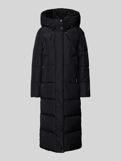 Peek & Cloppenburg khujoSteppmantel mit Label-Detail Modell 'SOULANI' in black Letzter Tag
