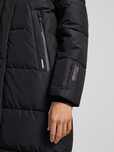 Peek & Cloppenburg khujoSteppmantel mit Label-Detail Modell 'SOULANI' in black Letzter Tag