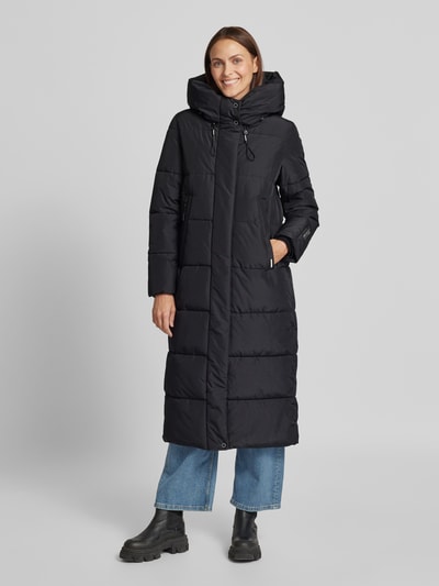 Peek & Cloppenburg khujoSteppmantel mit Label-Detail Modell 'SOULANI' in black Letzter Tag