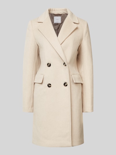 Peek & Cloppenburg MangoMantel mit Reverskragen Modell 'DALI' in beige Bis zu 50% Rabatt