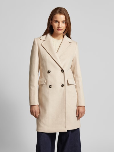 Peek & Cloppenburg MangoMantel mit Reverskragen Modell 'DALI' in beige Bis zu 50% Rabatt