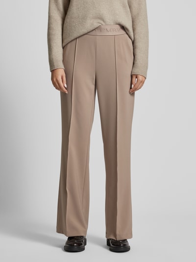 Peek & Cloppenburg CambioStoffhose mit elastischem Bund Modell 'AVA' in beige 50% Rabatt mit kostenlosem Versand