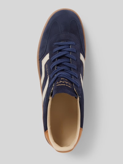 Peek & Cloppenburg GantSneaker aus Leder mit Label-Stitching Modell 'Cuzima' in bleu Im Verkauf