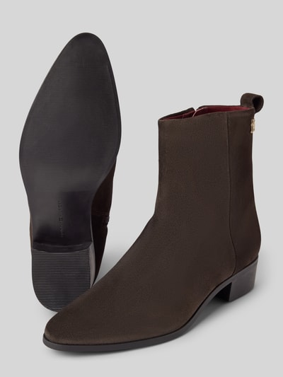 Peek & Cloppenburg Tommy HilfigerStiefel mit Label-Detail in dunkelbraun 50% Rabatt für begrenzte Zeit