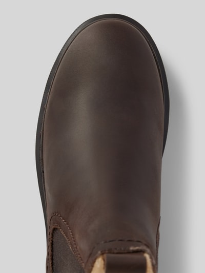 Peek & Cloppenburg TamarisStiefeletten aus Leder mit elastischen Einsätzen in dunkelbraun Rabatte dieses Monats