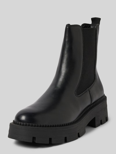 Peek & Cloppenburg TamarisChelsea Boots in Leder-Optik in black