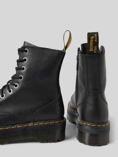 Peek & Cloppenburg Dr. MartensSchnürboots aus Leder mit Ziernaht Modell 'Jadon' in black Schlussverkauf
