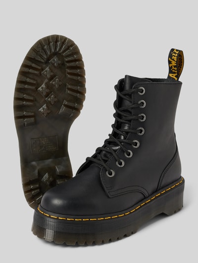 Peek & Cloppenburg Dr. MartensSchnürboots aus Leder mit Ziernaht Modell 'Jadon' in black Schlussverkauf