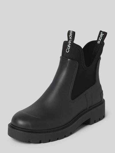 Peek & Cloppenburg Calvin Klein JeansGummistiefel mit Label-Detail in black