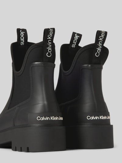 Peek & Cloppenburg Calvin Klein JeansGummistiefel mit Label-Detail in black Limitierter Zeitrabatt