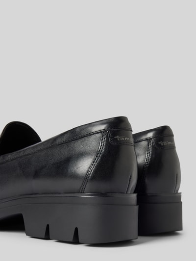Peek & Cloppenburg TamarisLederloafer mit Schaftbrücke in black Sonderangebot