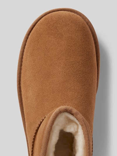 Peek & Cloppenburg UGGBoots aus Leder mit Plateausohle Modell 'CLASSIC ULTRA MINI' in camel Rabatt