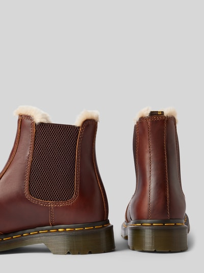 Peek & Cloppenburg Dr. MartensChelsea Boots aus Leder mit Innenfutter Modell 'Leonore' in cognac Begrenztes Angebot