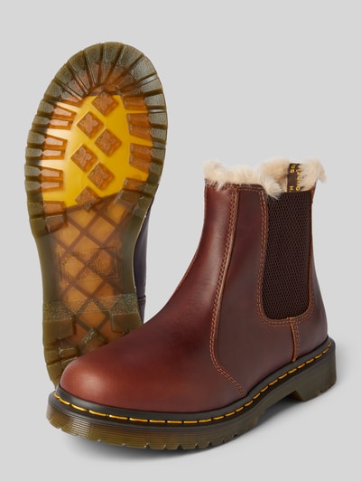 Peek & Cloppenburg Dr. MartensChelsea Boots aus Leder mit Innenfutter Modell 'Leonore' in cognac Begrenztes Angebot