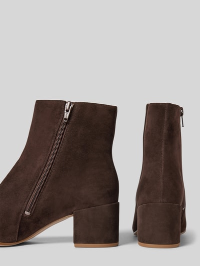 Peek & Cloppenburg HöglAnkle Boots mit Blockabsatz in dunkelbraun Valentinstagsangebot