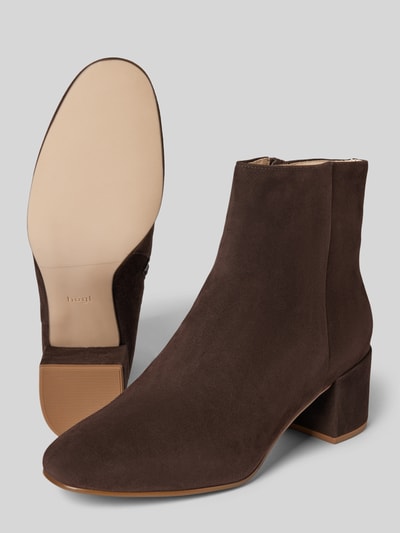 Peek & Cloppenburg HöglAnkle Boots mit Blockabsatz in dunkelbraun Valentinstagsangebot