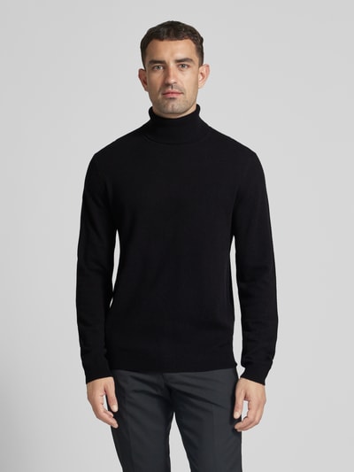 Peek & Cloppenburg MCNEALStrickpullover mit Rollkragen in black Große Rabatte