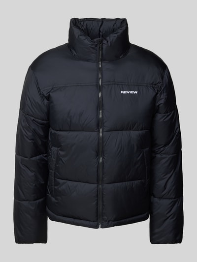 Peek & Cloppenburg REVIEWSteppjacke mit Stehkragen in black Neuheiten