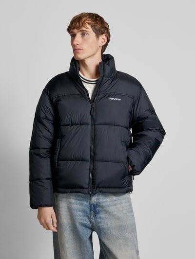 Peek & Cloppenburg REVIEWSteppjacke mit Stehkragen in black Neuheiten