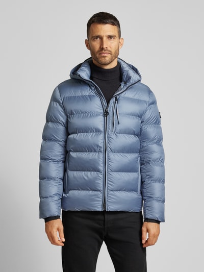 Peek & Cloppenburg WellensteynSteppjacke mit Label-Detail Modell 'BLACKBIRD' in stein Saisonale Angebote