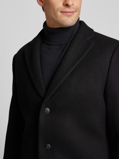 Peek & Cloppenburg MCNEALMantel mit Reverskragen in black VIP-Rabatte