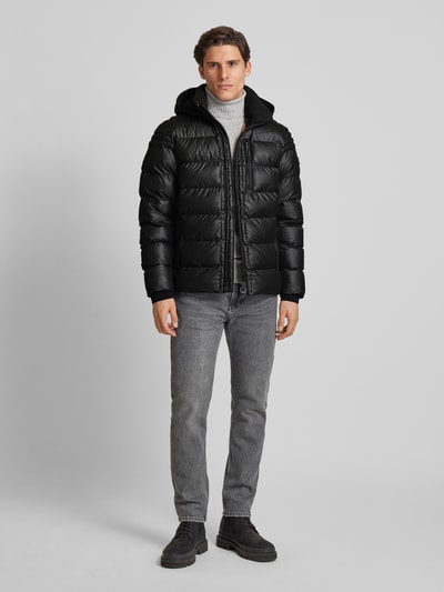 Peek & Cloppenburg WellensteynSteppjacke mit Kapuze Modell 'BLACKJACK' in black