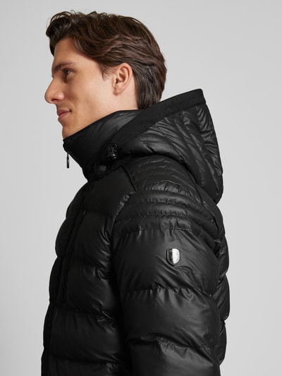 Peek & Cloppenburg WellensteynSteppjacke mit Kapuze Modell 'BLACKJACK' in black Tiefpreis
