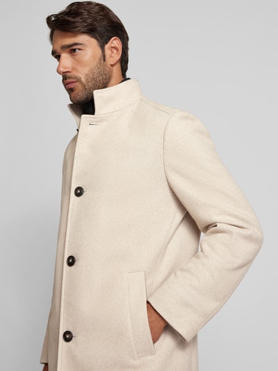 Peek & Cloppenburg MCNEALMantel mit Stehkragen in beige Begrenzte Freigabe