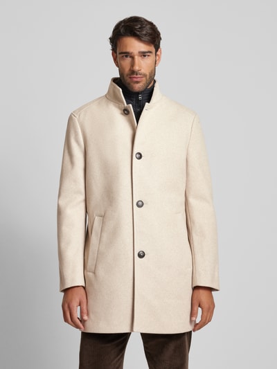 Peek & Cloppenburg MCNEALMantel mit Stehkragen in beige Begrenzte Freigabe