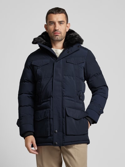 Peek & Cloppenburg WellensteynFunktionsjacke mit Kapuze Modell 'SEAMASTER' in marine Letzte 2 Tage