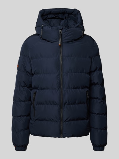 Peek & Cloppenburg SuperdrySteppjacke mit Reißverschlusstaschen in marine Bis zu 60% Rabatt