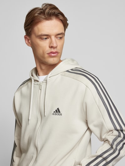 Peek & Cloppenburg ADIDAS SPORTSWEARSweatjacke mit Logo-Stitching in sand Vierteljährliche Förderung