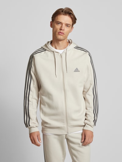 Peek & Cloppenburg ADIDAS SPORTSWEARSweatjacke mit Logo-Stitching in sand Vierteljährliche Förderung