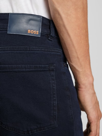Peek & Cloppenburg BOSS OrangeRegular Fit Jeans mit Label-Applikation Modell 'Re.Maine' in ocean Nur noch ein Tag übrig