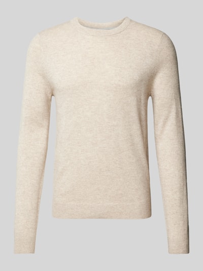Peek & Cloppenburg MCNEALStrickpullover mit Rundhalsausschnitt in kitt melange Super Rabatt