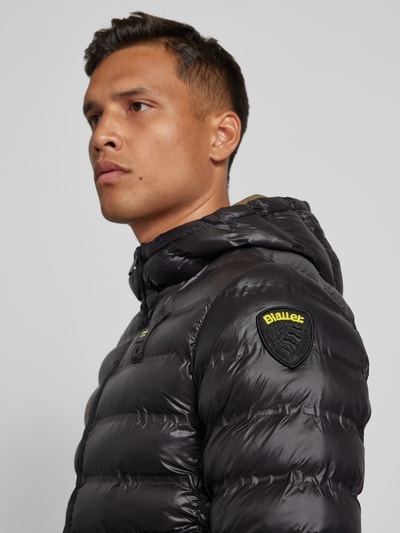 Peek & Cloppenburg Blauer UsaSteppjacke mit Zweiwege-Reißverschluss Modell 'CHARLES' in black 50% Rabatt mit kostenlosem Versand