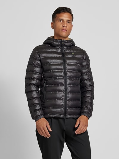 Peek & Cloppenburg Blauer UsaSteppjacke mit Zweiwege-Reißverschluss Modell 'CHARLES' in black 50% Rabatt mit kostenlosem Versand
